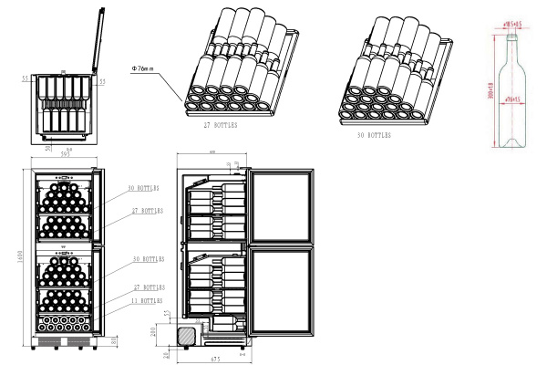 WineChef Pro 126-2D black_S1