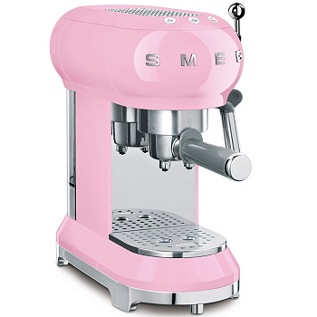 Кофеварка эспрессо SMEG ECF01PKEU пастельный розовый