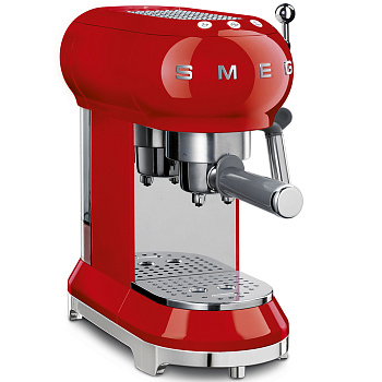 Кофеварка эспрессо SMEG ECF01RDEU красный